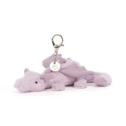 JELLYCAT Lavender Dragon Bag Charm