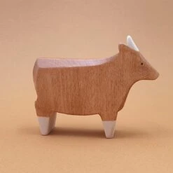 Brin D'Ours Wooden Brown Bull