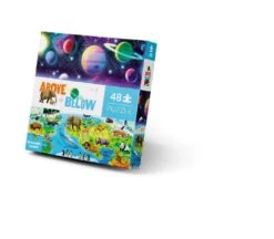 Crocodile Creek Above & Below - Earth And Space 48 Piece Puzzle