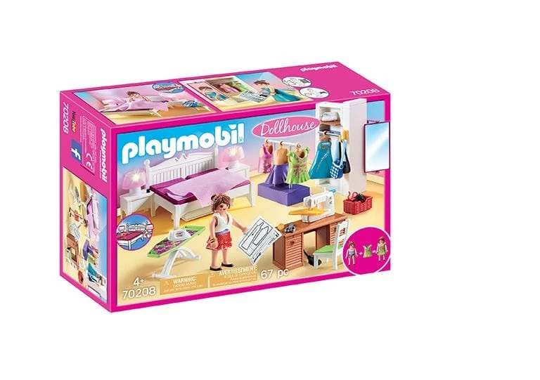 Playmobil Bedroom With Sewing Corner