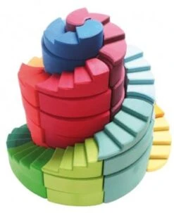 Counterrotating Stepped Spiral