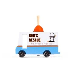Plumbing Van Wooden Car