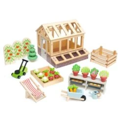 Tender Leaf Greenhouse And Garden Set