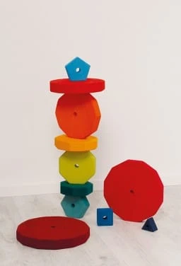 Large Geometrical Stacking Tower - Image 3