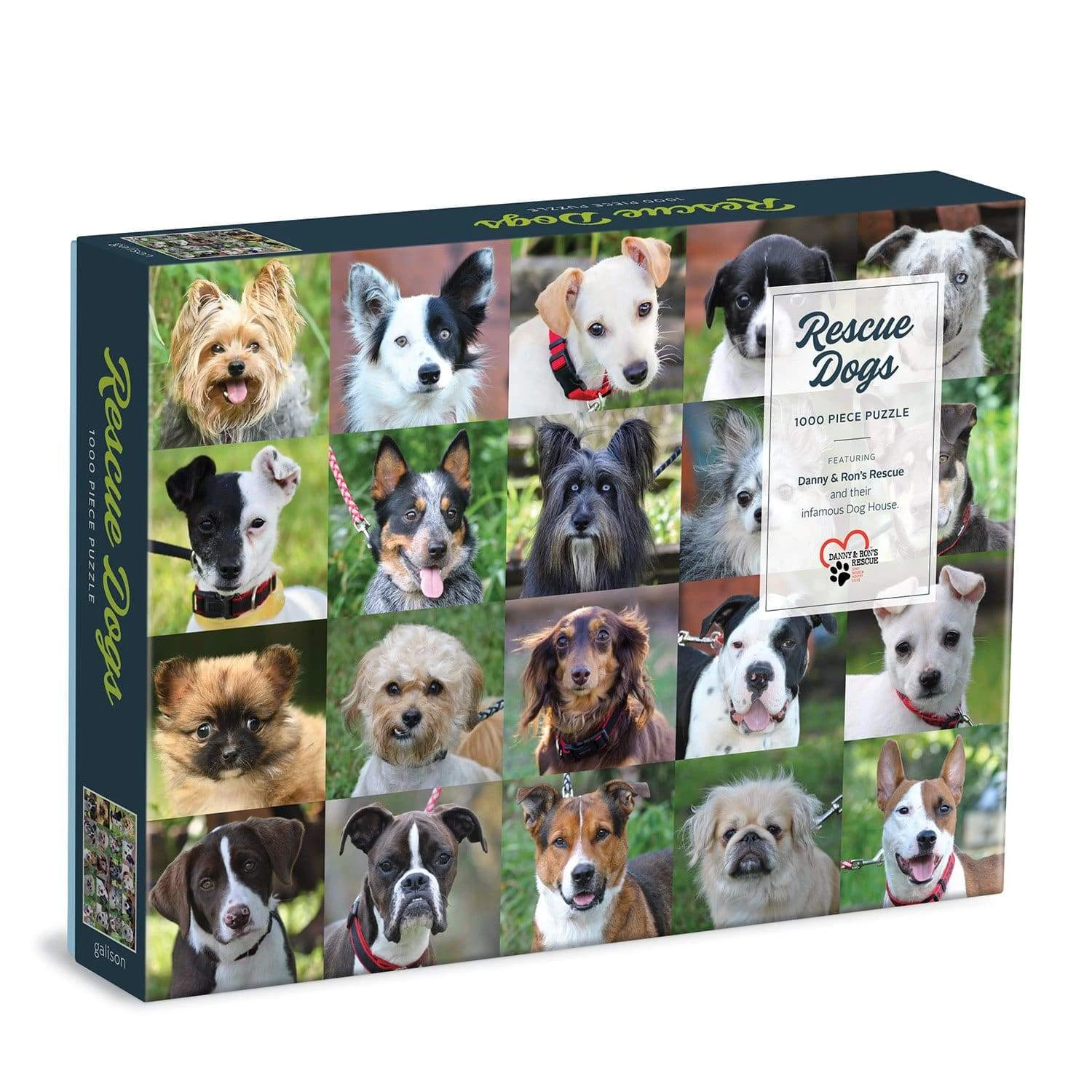 Chronicle Books Rescue Dogs 1000 Piece Puzzle