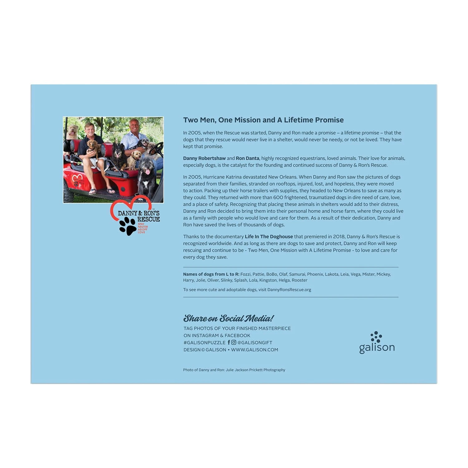 Chronicle Books Rescue Dogs 1000 Piece Puzzle - Image 3