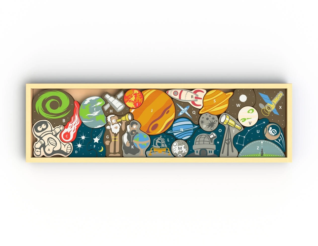 Space A-Z Puzzle And Playset