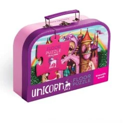 Crocodile Creek Unicorn 24 Piece Puzzle Case