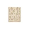 Wooden Lowercase Alphabet Tracing Board W/ Stylus