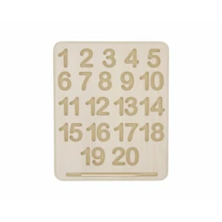 Wooden Numbers Tracing Boards W/ Stylus