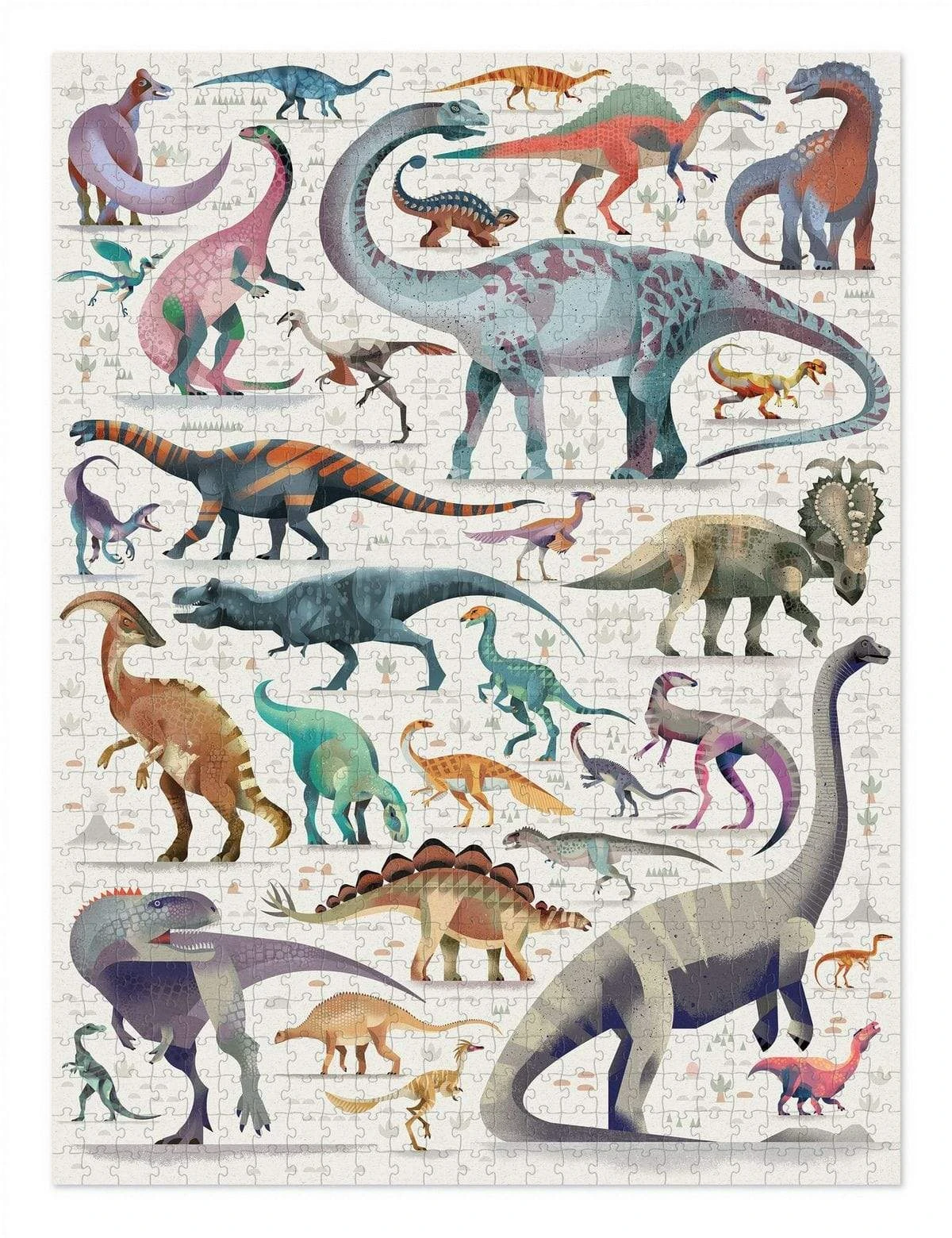 Crocodile Creek World Of Dinosaurs 750 Piece Puzzle - Image 2